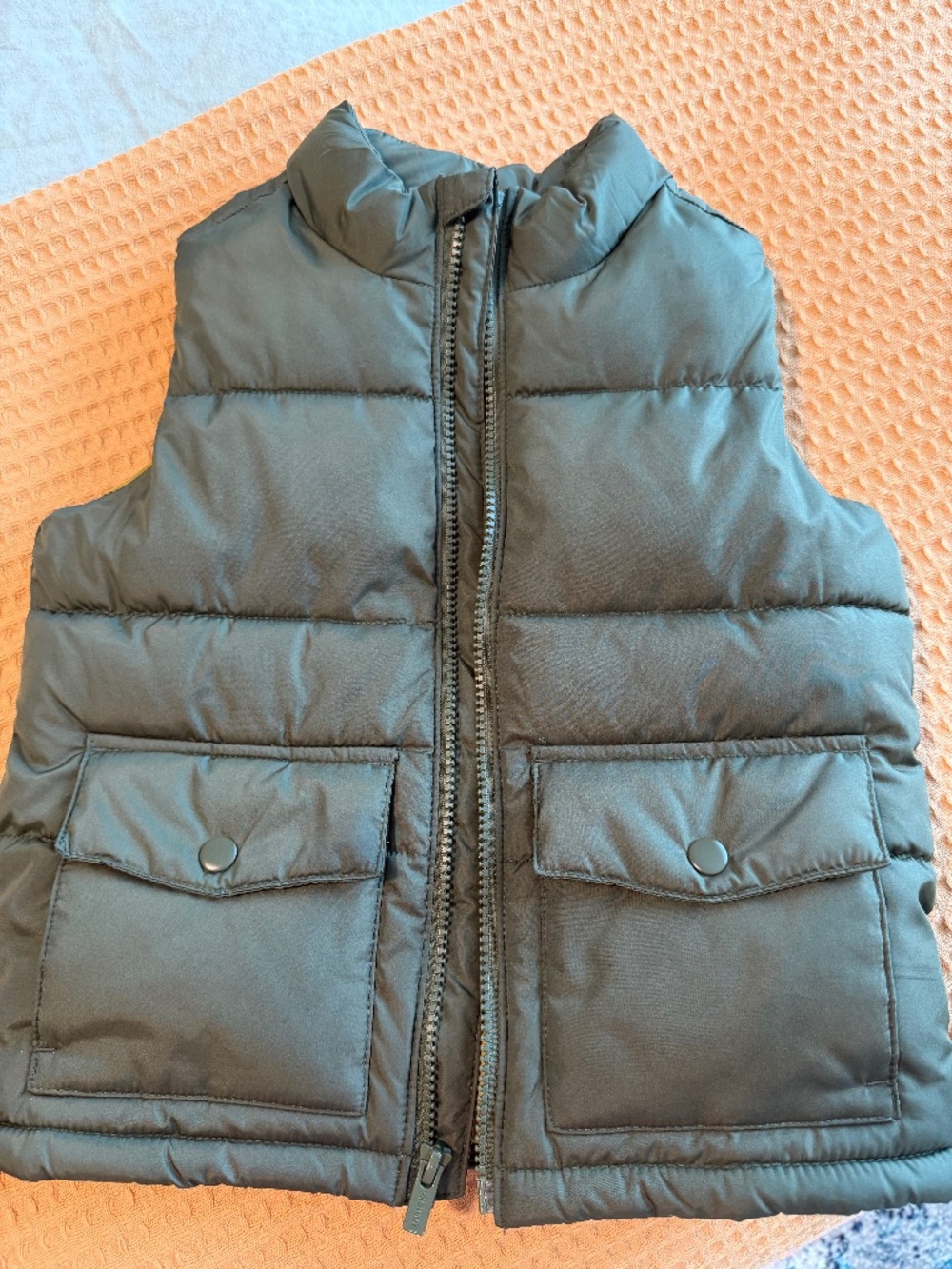 Boys ArmyGreen Vest